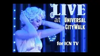 Marilyn Monroe Impersonator ASHLEY (Saint'Onge) CLARK Live at Universal CityWalk in Hollywood