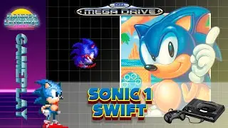 Sonic 1 Swift ( ROM - HACK ) ( 2024 ) Full Gameplay  