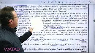 بث مباشر لحل امتحان مادة اللغة الانجليزية للدورة التكميلية لجيل 2008