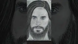 Draw Jared Leto Portrait Zeichnung #drawing #zeichnen