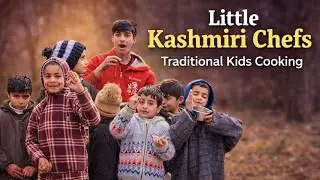 Little Kashmiri Chef in Traditional Choore Wear 🧑&zwj;🍳❤️/Traditional Kids Cooking Of Kashmir 