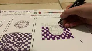 Coloring the Sick Ball Optical illusion🖍️ (Part 2)!! #Art