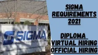 Sigma Electric Recruitment 2021 | Electrical Engineering jobs | Mechanical engineering jobs | jobs