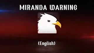 Miranda Warning English/Tagalog