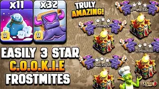 Easily 3 Star TH16 COOKIE Rumble Attacks in (Clash Of Clans) | x32 Cookie Best Th16 Attack Strategy