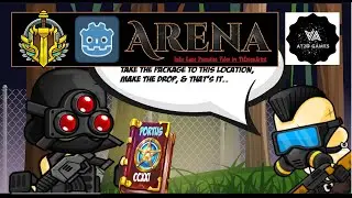 🆕⏩ AGX - Full Intro Cutscenes + BG Music! #Godot #gdScript #indiegames #gameplay #arenagenx