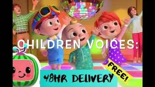 Session Singer For Hire Children Kids Cartoon Voices