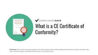 Что такое сертификат соответствия CE?