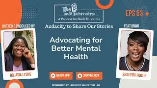 FROM THE ARCHIVES - Advocating for Better Mental Health with Shatiera Porte'e #mentalhealth