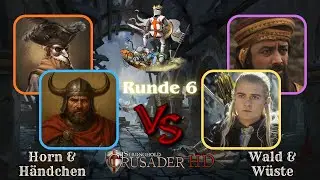 Ascension KI-Turnier | Runde 6 | Horn & H&auml;ndchen vs Wald & W&uuml;ste | Stronghold Crusader