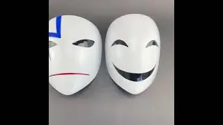 DARKER THAN BLACK and Black Bullet smiley face mask Smiley Mask Halloween Cosplay Adult Mask #mask