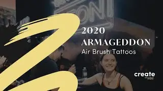 Airbrush Tattoos Auckland Armageddon 2020 - Brand Activation