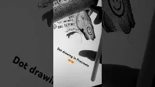 DOT WORK TATTOO🤯😍 #tattoodesign #procreatetutorial #procreate #dotdrawing #tattooartist #stippling