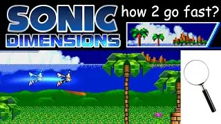Sonic Dimensions(fangame): How 2 go fast: Radiant Falls Act 1: a route comparison for speedrunning