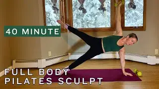 PILATES SCULPT WORKOUT | 40 Min Full Body Strength + Weights (No Repeats!)