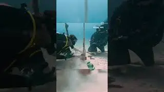 Installing a new Buoy at Neptune Memorial Reef