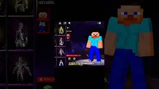 minecraft x free fire max 💀    #freefire #ff #ffviral #foreyoupage #foryou #shorts