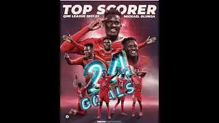 MICHAEL OLUNGA ● TOP SCORER 2021 ● ALL 24 GOALS ● 4K ● ميكايل اولونغا، أفضل هداف في سنه ٢٠٢١