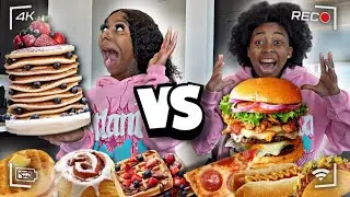 BREAKFAST🥞 VS DINNER 🍽️ CHALLENGE WITH RKEMPIREE‼️