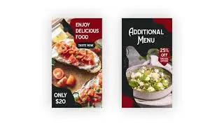 Free Download Food Liquid Style Instagram Stories - Videohive || After Effects
