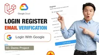 🔴 Demo Laravel Login Register Email Verification + Login With Google