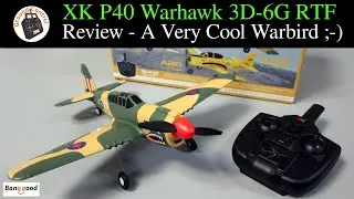 XK A220 P40 Warhawk 384mm 3D-6G RTF - Specs, Tips, & Maiden Launch of this Awesome Looking Warbird!