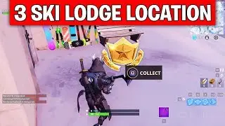 Search between Three Ski Lodges - EXACT LOCATION Week 3 Challenges Fortnite Season 7
