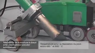 Vaeplan : comment r&eacute;aliser une soudure des joints d'&eacute;tanch&eacute;it&eacute; avec une machine - Derbigum