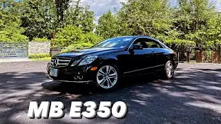 Mercedes E350 2010 года — арендный смокинг среди среднеразмерных роскошных купе (C207)