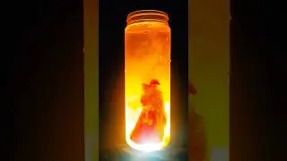 Turmeric light magic ✨ | Trending Visual Glow &  Water Vibes 🌟🌄#viralshort#LightTrick#trandingshort