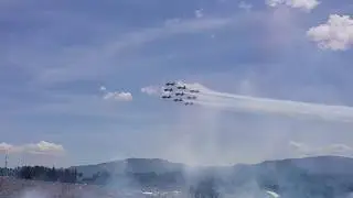 Mugello 2018 Frecce Tricolori ripresa Galaxy Note 8