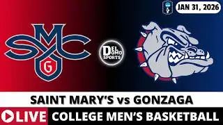 SAINT MARYS VS GONZAGA LIVE 🏀 NCAAM Basketball Game Score Radio Play-by-Play