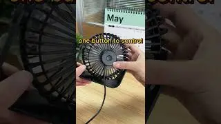 Tripole Mini USB Fan 3 Speed 180&deg; Adjustable Whisper Quiet