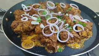 TitleDhaba Style Tava Chicken🍗 | Easy & Juicy Chicken on Tawa😋💗