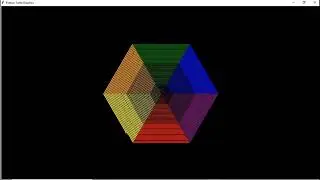 Python Turtle Graphics || Rainbow Hexagon (Visual Studio Code)