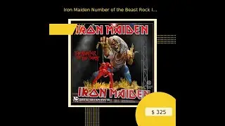 New at Figurines Star Iron Maiden Number of the Beast Rock Iconz Limited Edition Statue