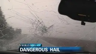Extreme Weather: Dangerous Hail Hits Kansas