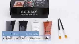 Black Leather Vinyl Repair Kit