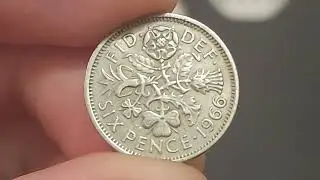 UK 1966 SIXPENCE Coin VALUE + REVIEW Queen Elizabeth II