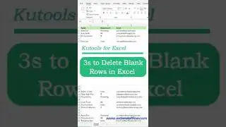 Delete Blank Rows in Excel in 3 Seconds! (No Code, No Hassle)