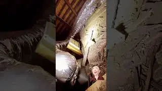 Bathroom fan venting in attic space!