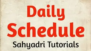 Daily Schedule MHT-CET 2020