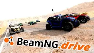 &iexcl;La carrera m&aacute;s loca de UTV's en el desierto! - BeamNG.Drive