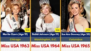 The Beauty of Miss USA Through the Years (1952-2024)
