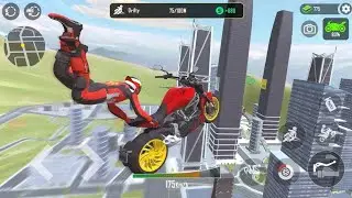 impossible bike stunt 3d full game walkthrough - Android Gameplay