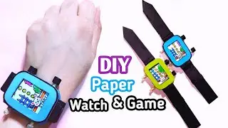 DIY Paper Gaming Watch ⌚ | Easy way to make paper watch & Game | Have Fun with these easy DIY Ideas