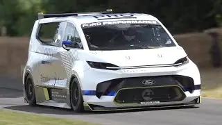 Ford Transit SuperVan 4 | 2000hp EV Van goes FLAT-OUT up Goodwood Hillclimb!