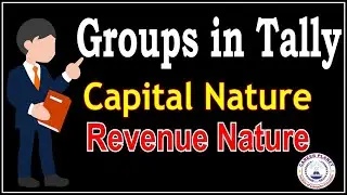 Predefined Groups in Tally ERP 9| Learn Tally Accounting Basic Class for Beginners