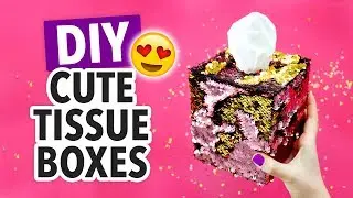 DIY Cute Tissue Box Covers (with Reversible Sequin Fabric!) - HGTV Handmade