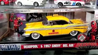 1:24 Scale JADA Metals Diecast - Marvel Deadpool & 1957 Chevy Bel Air (Unboxing)